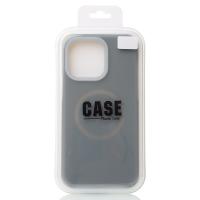 Чехол Liquid Silicone Full с поддержкой MagSafe для iPhone 14 Pro Max stone gray