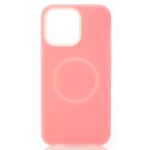 Чехол Liquid Silicone Full с поддержкой MagSafe для iPhone 15 Pro Max pink