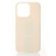 Чехол Liquid Silicone Full с поддержкой MagSafe для iPhone 15 cream