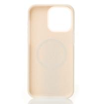 Чехол Liquid Silicone Full с поддержкой MagSafe для iPhone 15 cream