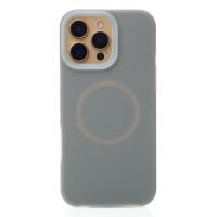 Чехол Liquid Silicone Full с поддержкой MagSafe для iPhone 16 Pro stone gray