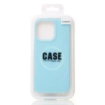 Чехол Liquid Silicone Full с поддержкой MagSafe для iPhone 16 Pro Max blue fog