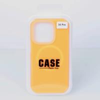 Чехол Liquid Silicone Full с поддержкой MagSafe для iPhone 16 Pro orange