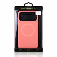 Чехол Liquid Silicone Full с поддержкой MagSafe для iPhone 18 Pro pink