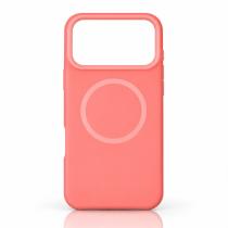 Чехол Liquid Silicone Full с поддержкой MagSafe для iPhone 18 Pro Max pink