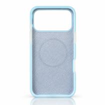 Чехол Liquid Silicone Full с поддержкой MagSafe для iPhone 18 Pro Max blue fog