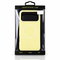 Чехол Liquid Silicone Full с поддержкой MagSafe для iPhone 18 Pro sunglow