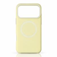 Чехол Liquid Silicone Full с поддержкой MagSafe для iPhone 18 Pro Max sunglow