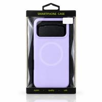 Чехол Liquid Silicone Full с поддержкой MagSafe для iPhone 18 Pro violet