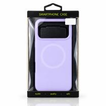 Чехол Liquid Silicone Full с поддержкой MagSafe для iPhone 18 Pro violet