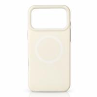 Чехол Liquid Silicone Full с поддержкой MagSafe для iPhone 18 Pro cream