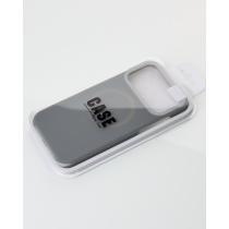 Чехол Liquid Silicone Full с поддержкой MagSafe для iPhone 17 Pro stone gray