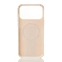 Чехол Liquid Silicone Full с поддержкой MagSafe для iPhone 17 Pro Max cream