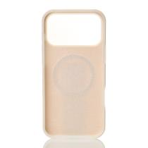 Чехол Liquid Silicone Full с поддержкой MagSafe для iPhone 17 Pro Max cream