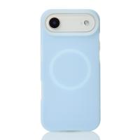 Чехол Liquid Silicone Full с поддержкой MagSafe для iPhone 17 AIR blue fog