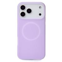 Чехол Liquid Silicone Full с поддержкой MagSafe для iPhone 17 Pro violet