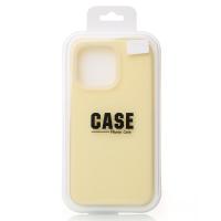 Чехол Liquid Silicone Full с поддержкой MagSafe для iPhone 13 sunglow