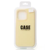 Чехол Liquid Silicone Full с поддержкой MagSafe для iPhone 15 Pro sunglow