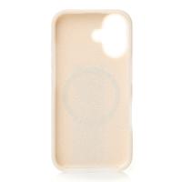 Чехол Liquid Silicone Full с поддержкой MagSafe для iPhone 16 cream