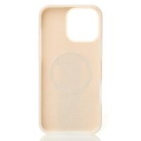 Чехол Liquid Silicone Full с поддержкой MagSafe для iPhone 16 Pro cream