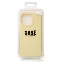 Чехол Liquid Silicone Full с поддержкой MagSafe для iPhone 16 Pro sunglow