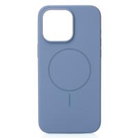 Силиконовый чехол Slim Ring Soft с поддержкой MagSafe для iPhone 15 Pro storm blue