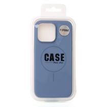Силиконовый чехол Slim Ring Soft с поддержкой MagSafe для iPhone 15 Pro storm blue