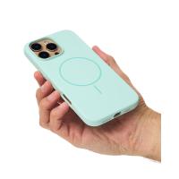 Силиконовый чехол Slim Ring Soft с поддержкой MagSafe для iPhone 16 Pro Max succulent