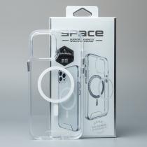 Чехол SPACE CASE с поддержкой MagSafe для iPhone 13 Pro Max прозрачный