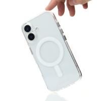 Чехол SPACE CASE с поддержкой MagSafe для iPhone 16 прозрачный