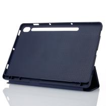 Чохол зі штучної шкіри SmartCover для планшета Samsung Galaxy Tab S10 Lite темно-синій