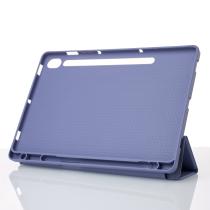 Чохол зі штучної шкіри SmartCover для планшета Samsung Galaxy Tab S10 Lite сіро-синій