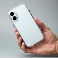 Чехол Space Case (1st Gen) для iPhone 16 Plus прозрачный