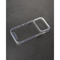 Силиконовый чехол Space Case (1st Gen) для iPhone 17 Pro прозрачный