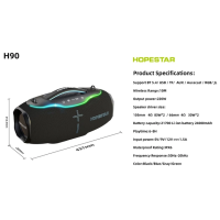 Колонка Bluetooth Hopestar H90 gray