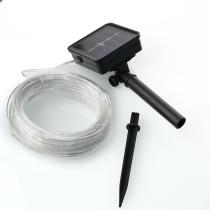 Led гирлянда 7м/50Led (солнечная батарея/медный круглый провод) 8 режимов IP67