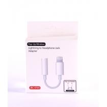 Переходник аудио Lightning - 3.5 (JH-002/JBC-076A) белый