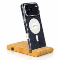 Пластиковый чехол Lux Clear с поддержкой MagSafe для iPhone 18 Pro (AI) White circle