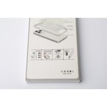 Полиуритановый чехол IMD Colors с поддержкой MagSafe для iPhone 14 Pro фиолетовый