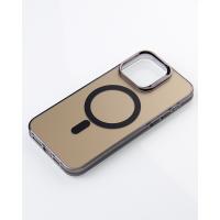 Полиуритановый чехол IMD Colors с поддержкой MagSafe для iPhone 14 Pro черный