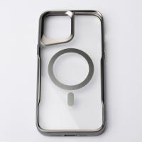 Пластиковый чехол MagSafe NEWZONE для iPhone 13 Pro Max серый