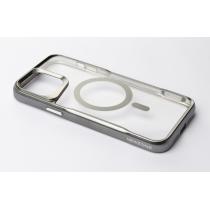 Пластиковый чехол MagSafe NEWZONE для iPhone 13 Pro Max серый