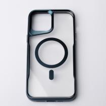 Пластиковый чехол MagSafe NEWZONE для iPhone 14 Pro синий