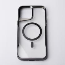 Пластиковый чехол MagSafe NEWZONE для iPhone 15 Pro черный