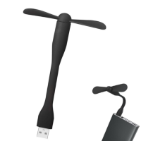 Портативный USB вентилятор черный