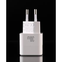 Мережевий зарядний пристрій DC PD/30W/GaN Technology (CA-F06) білий