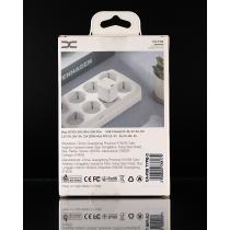 Мережевий зарядний пристрій DC 2в1 Type-C PD/30W/GaN Technology (CA-F06) білий