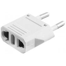 Мережевий перехідник Євро білий