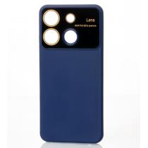 Силиконовый чехол CAMERA PROTECTION для Infinix Smart 7 HD темно-синий