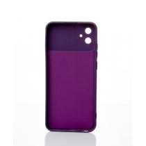 Силиконовый чехол CAMERA PROTECTION для Samsung A04e фиолетовый